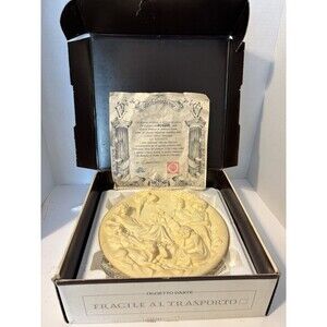 1984 STUDIO DANTE 1st "THE NATIVITY" Alabaster Italy 3D Alberto Santangela Plate